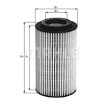 Filter OX153/D3 - Mahle - Oil